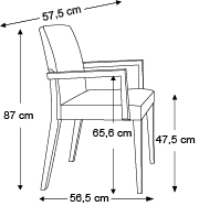 chaise-charme-dimensions